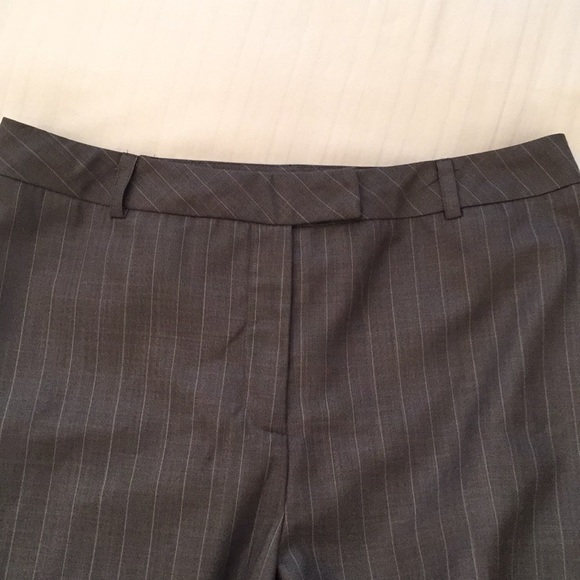 Jones Wear 2-Piece Pant Suit - Grey Pinstripe - Picture 5 of 8